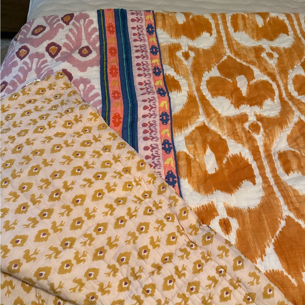 Anthropologie Queen size quilt